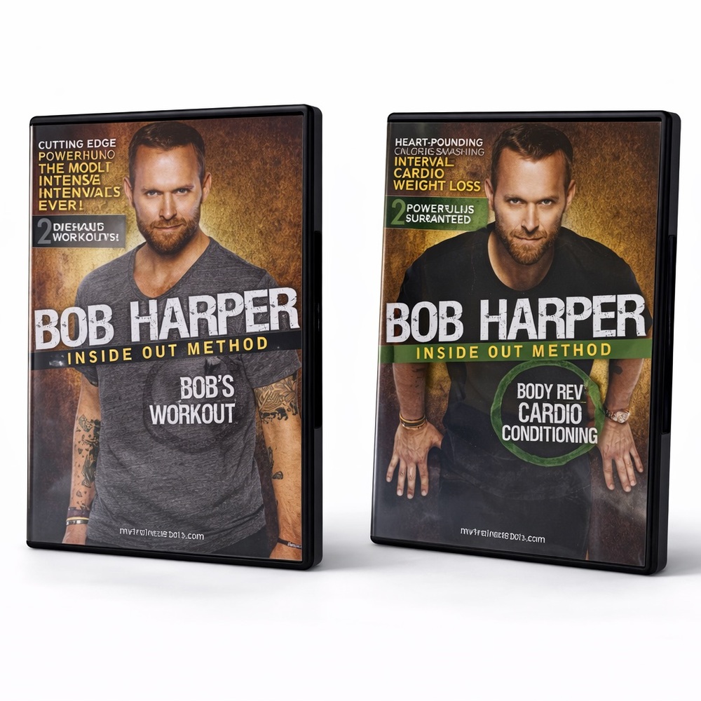 Bob Harper Inside Out Method Workout DVD Set 2 Fitness Exercise